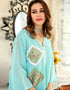 Sequins Jalabiya Imitation Linen Abaya for Evening Party Occasions